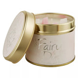 Bougie parfumée Lily-flame Fairy Dust en boîte métallique, 230 g