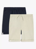 Short chino pour enfant John Lewis, lot de 2, multicolore