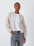 John Lewis ANYDAY Boxy Open Neck Cardigan, Red - McGrocer