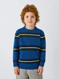 Pull rayé à col rond pour enfant John Lewis, multicolore