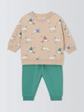 Ensemble sweat-shirt et jogging en coton John Lewis ANYDAY pour bébé dalmatien, multicolore