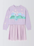 Robe-pull Disney La Reine des Neiges pour enfants, lilas