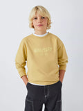 T-shirt brodé « Greatest » pour enfants de John Lewis, jaune