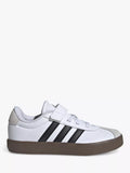 Baskets adidas VL Court 3.0 pour enfants, blanc/noir