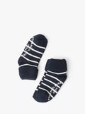 Chaussettes antidérapantes à rayures pour enfants Polarn O. Pyret, lot de 2