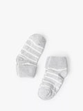 Chaussettes antidérapantes à rayures pour enfants Polarn O. Pyret, lot de 2