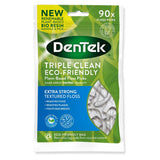 Bâtonnets de soie dentaire DenTek Triple Clean ECO à base de plantes 