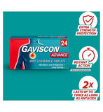 Gaviscon Advance Tabs Soulagement des brûlures d'estomac - Menthe 24 comprimés