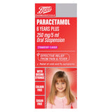 Paracétamol Boots 6 ans et plus, suspension buvable 250 mg/5 ml – 80 ml 