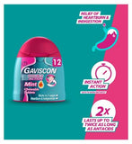 Gaviscon Double Action Heartburn  Indigestion Mint Flavour Chewable Tablets x12