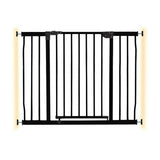 Barrière de sécurité métallique extra large DreamBaby Liberty pour couloir (compatible avec les espaces de 99 à 105,5 cm) - Noire - Fixation par pression 