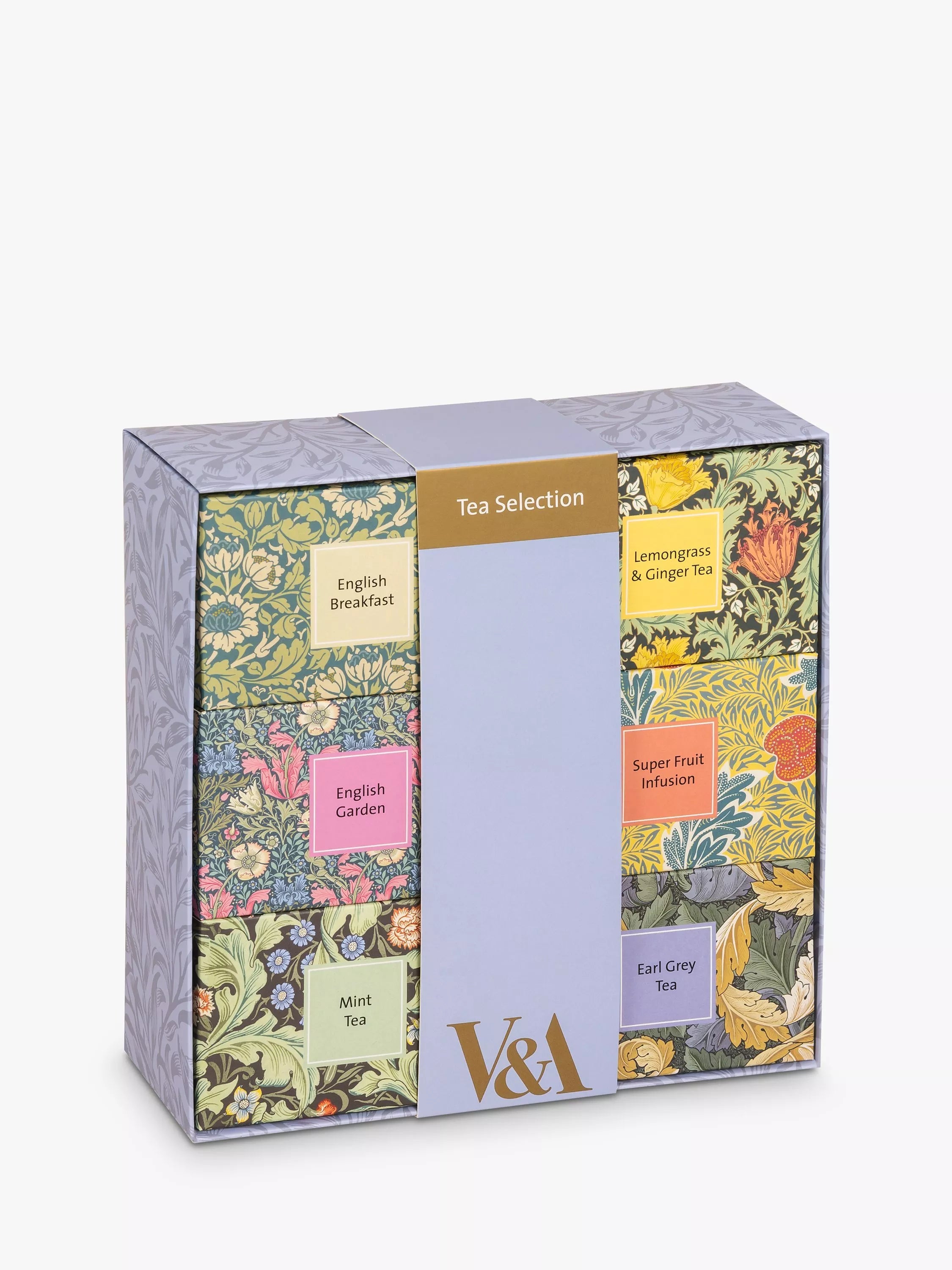 V&A  Tea Selection, 6x 6g - McGrocer