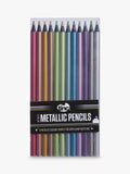 Crayons métalliques Tinc, multicolores, lot de 12