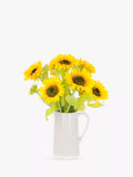 Tournesols artificiels Floralsilk en grand pot