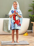 Poncho à capuche pour enfants Spidey et ses amis
