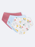 Bavoirs anti-bavouilles à imprimé floral John Lewis, lot de 3, multicolores
