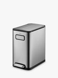 Poubelle à pédale EKO Ecofly, acier inoxydable, 20 L