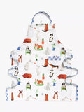 Tablier en coton John Lewis Chats et Chiens, Multicolore