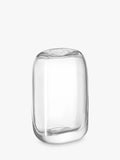 Vase en verre fondu LSA International, H24cm, transparent