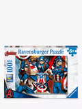 Puzzle Ravensburger XXL Captain America, 100 pièces