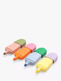 Surligneurs Papier Mini, lot de 4, multicolores
