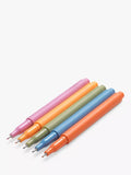 Stylos feutres fins Papier, lot de 5, multicolores