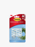 Crochets de suspension Command amovibles en plastique transparent, taille moyenne, sans perçage, lot de 2, 900 g