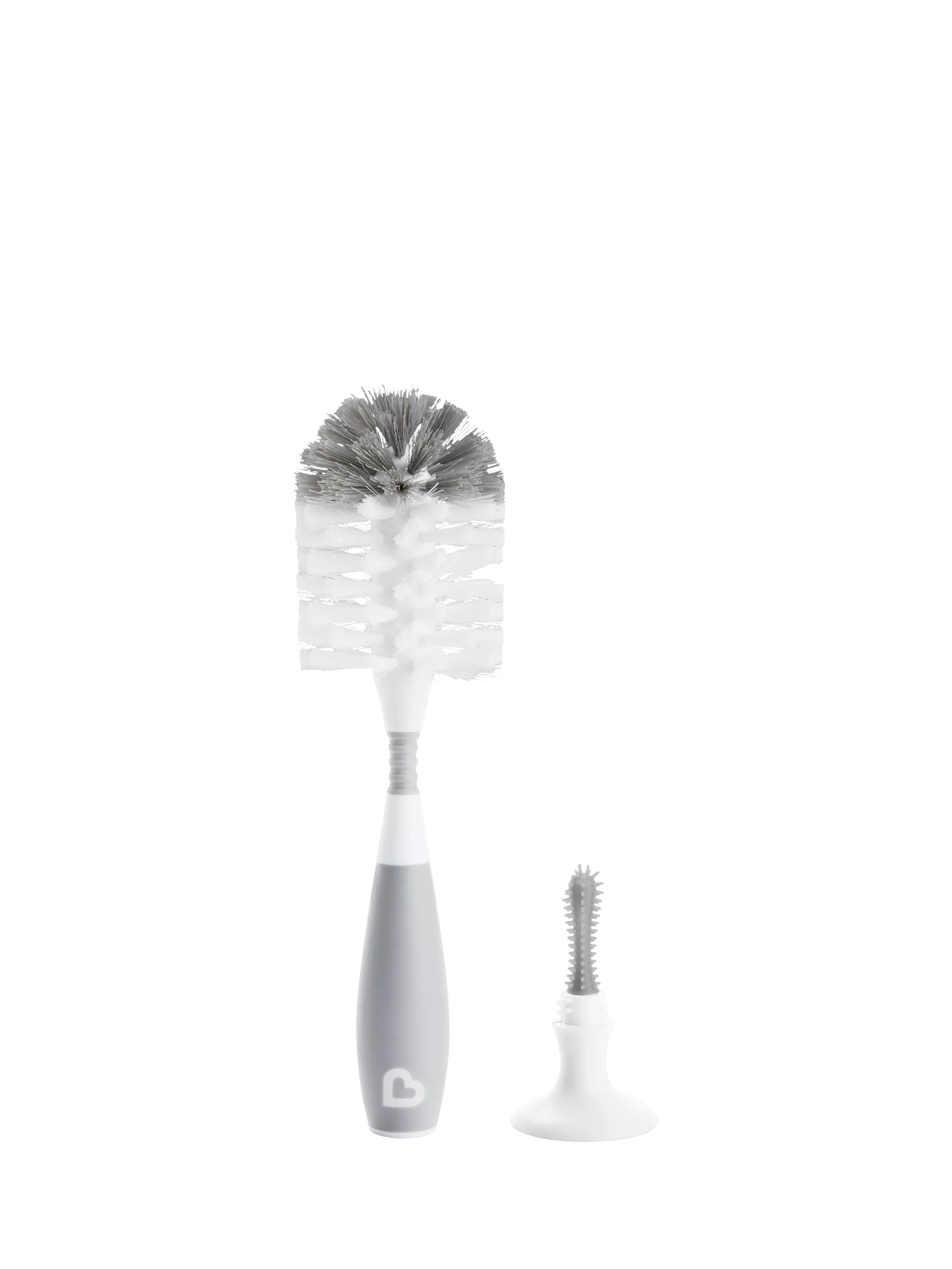 Munchkin Bristle Bottle Brush, Grey - McGrocer