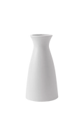 Vase carafe en céramique émaillée West Elm, H30 cm, blanc