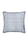 Coussin Bedeck of Belfast Miya, bleu chambray