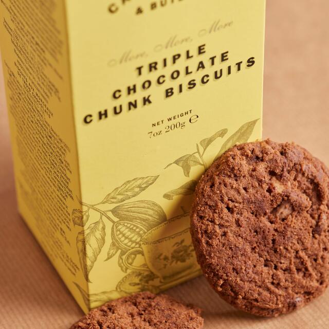 Cartwright & Butler Triple Choc Chunk Biscuits   200g - McGrocer