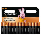 Duracell Pack of 12 Powerboost Plus AA Batteries