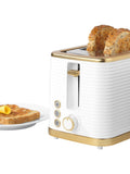 Salter White Palermo Texture 2 Slice Toaster