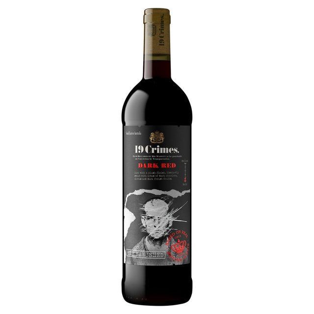 19 Crimes The Banished Dark Red   75cl - McGrocer