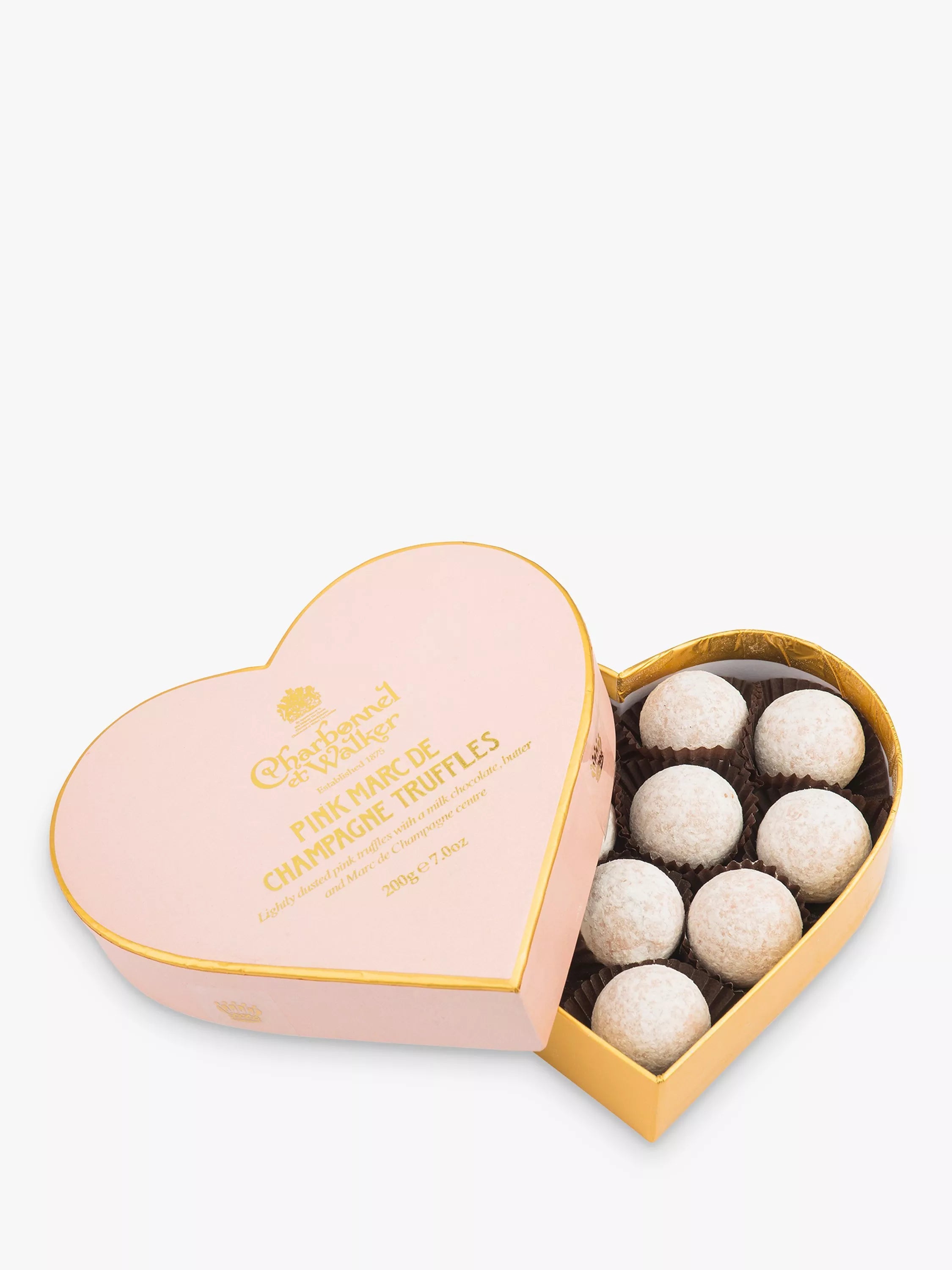 Charbonnel et Walker Pink Marc de Champagne Truffles, 200g - McGrocer