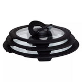 Ensemble de 3 couvercles en verre Tefal Ingenio pour casseroles