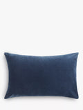 Coussin rectangulaire en velours de coton John Lewis