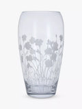 Vase en verre transparent Dartington Crystal Bloom Dianthus, H30cm, transparent