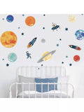Stickers muraux John Lewis sur le thème de l'espace, multicolores