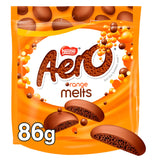Sachet de chocolat Aero Melts à l'orange à partager, 86 g