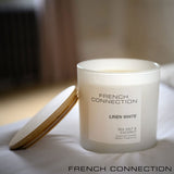French Connection Pastel 15kg Candles in Linen White