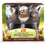 Belfine Belgian Decorated Chocolate Lollipops 12 x 35g