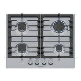 Bosch Series 6 PCP6A5I90 Enamel Gas Hob in Stainless Steel