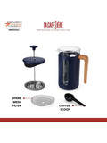 La Cafetiere Blue Pisa 8 Cup Cafetiere