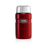 Bouteille isotherme Thermos King en acier inoxydable rouge 710 ml