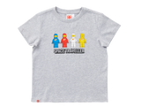 T-shirt enfant à manches courtes Space Traveler, gris chiné 