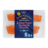 MS Scottish 2 Salmon Fillets Skin On