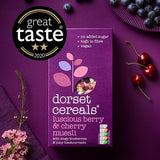Dorset Cereals Luscious BerryCherry Muesli No Added Sugar Breakfast Cereal