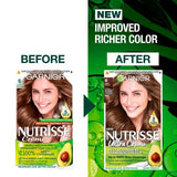 Garnier Nutrisse Sandalwood 6 Light Brown Permanent Hair Dye