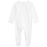 MS Pure Cotton Bunny Sleepsuits Newborn Light Pink